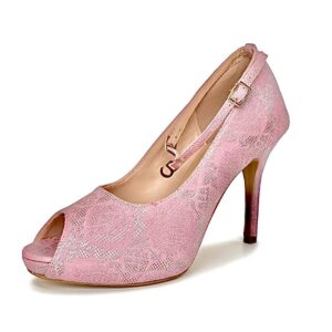 Carlson Pink Songket Love Wedding Pumps